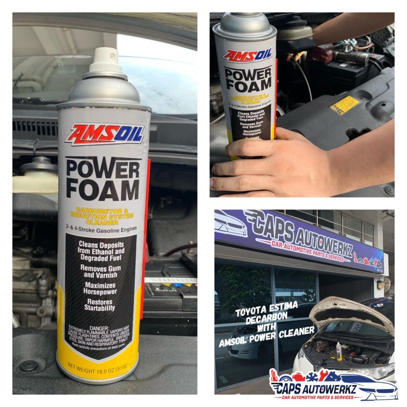 Car Decarbon Service | AMSOIL Power Foam Decarbonisation - Intake Valves Cleaning