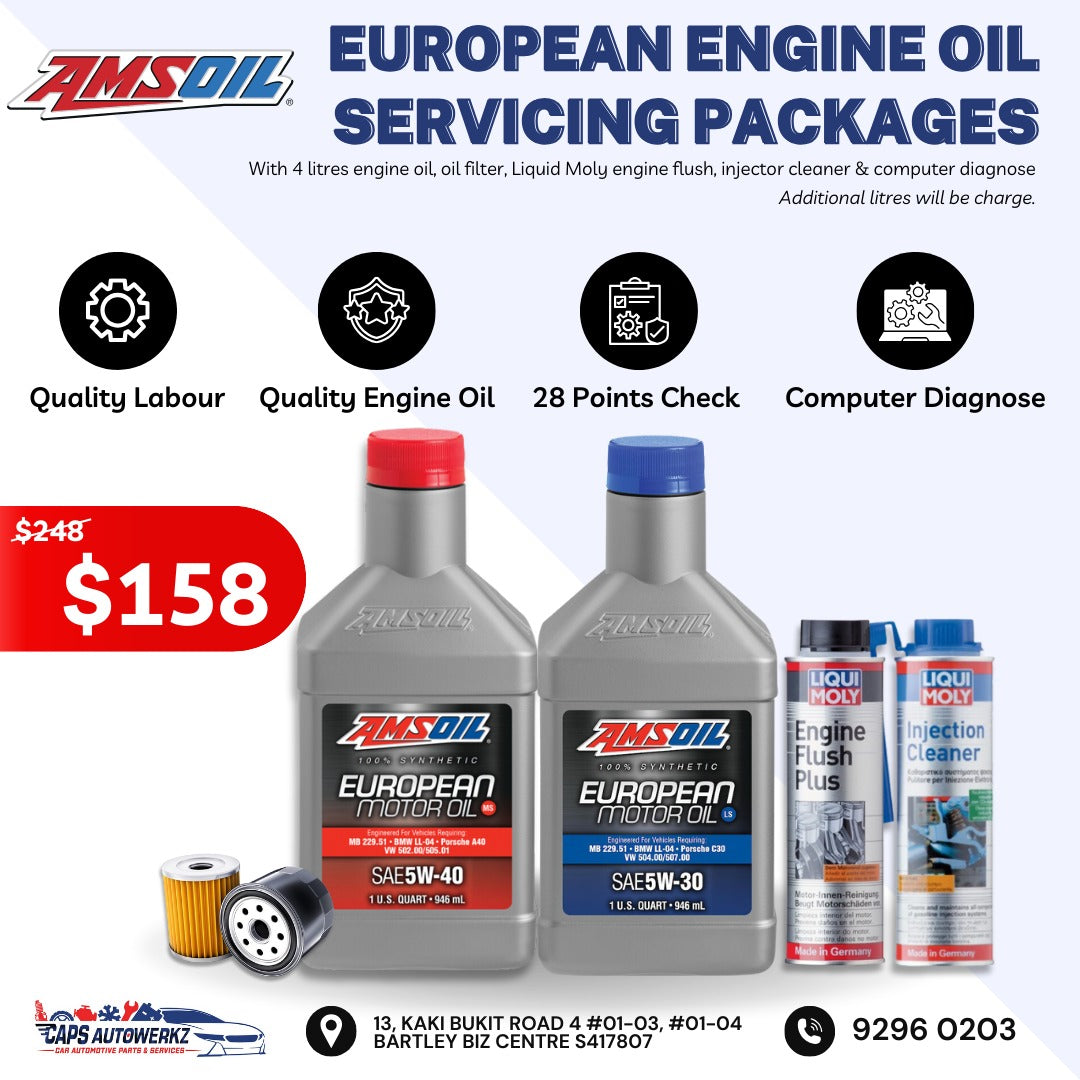AMSoil European Series 4L Servicing Package | 5W30/5W40
