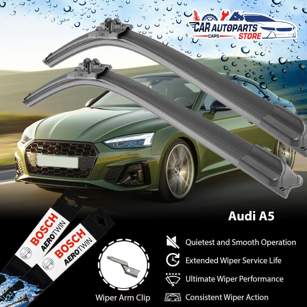 AUDI A5 Bosch Car Wipers Set | Aerotwin Plus