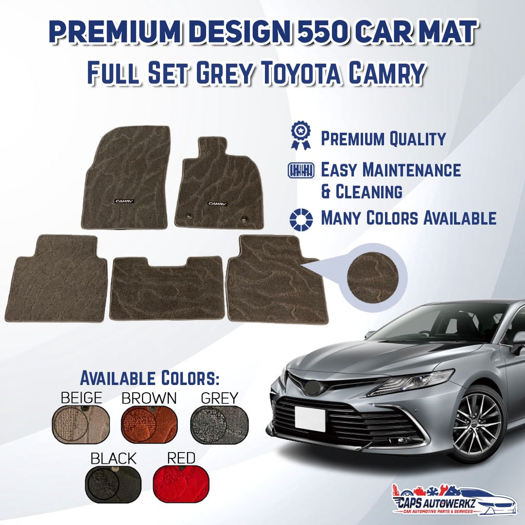 Premium Design 550 Car Mat Full Set Toyota Camry