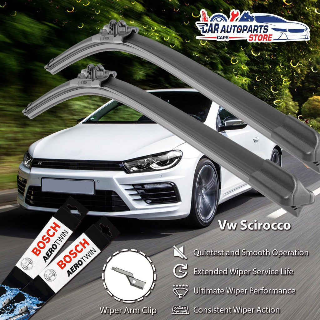 Volkswagen SCIROCCO Car Wipers Set FRONT & REAR (OEM ONLY) | Aerotwin PLUS