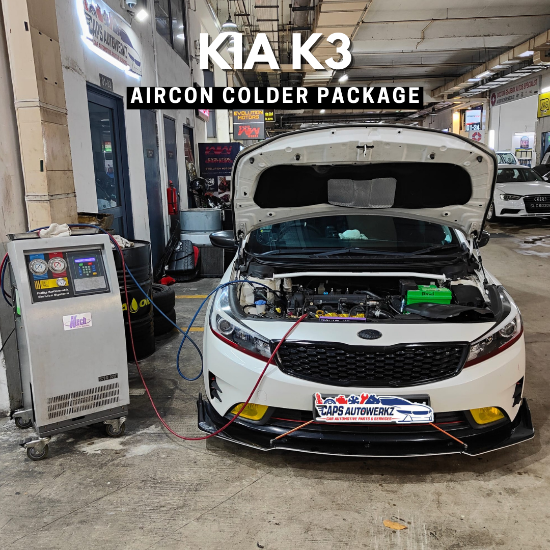 Car Aircon Servicing with professional equipment