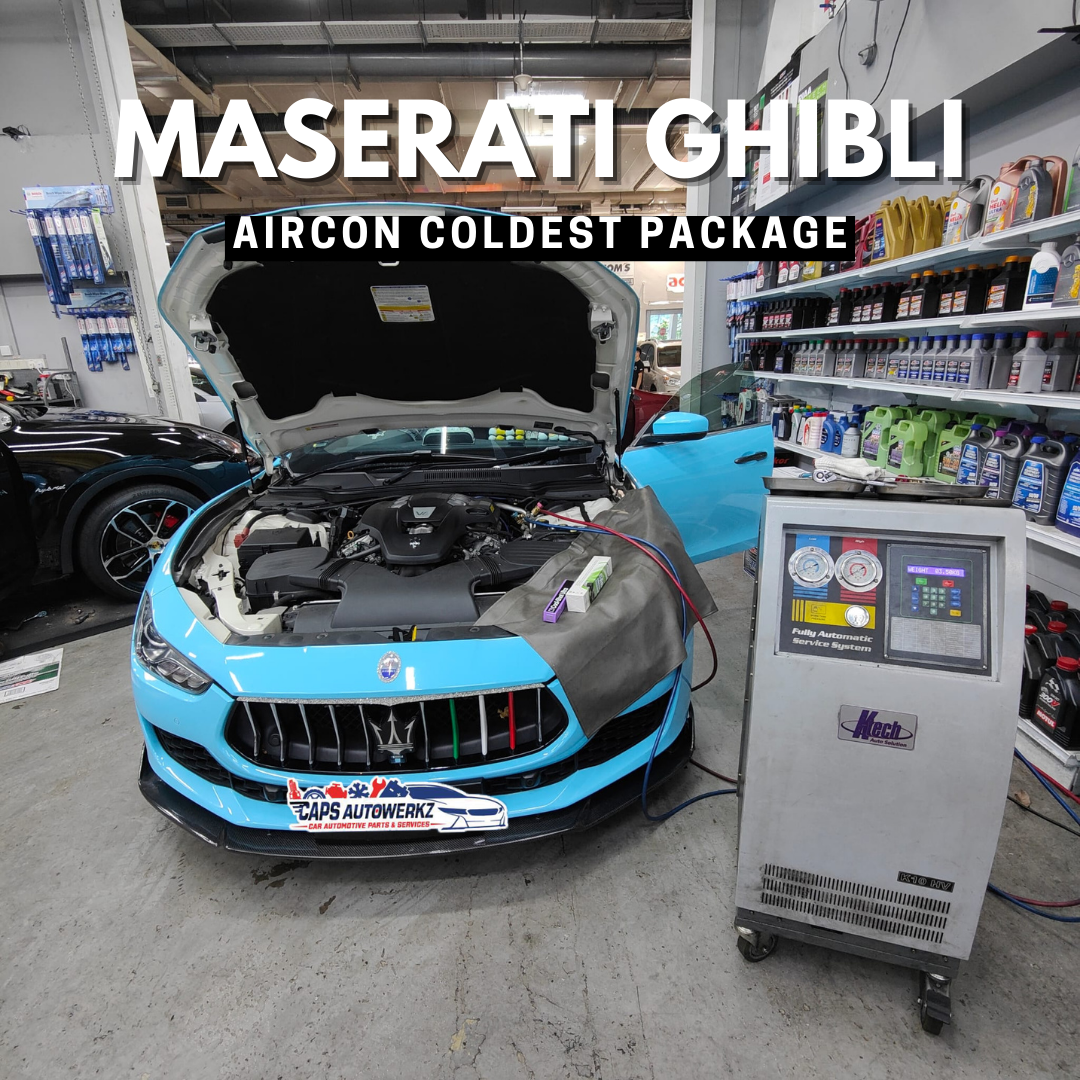 Car Aircon Servicing with professional equipment