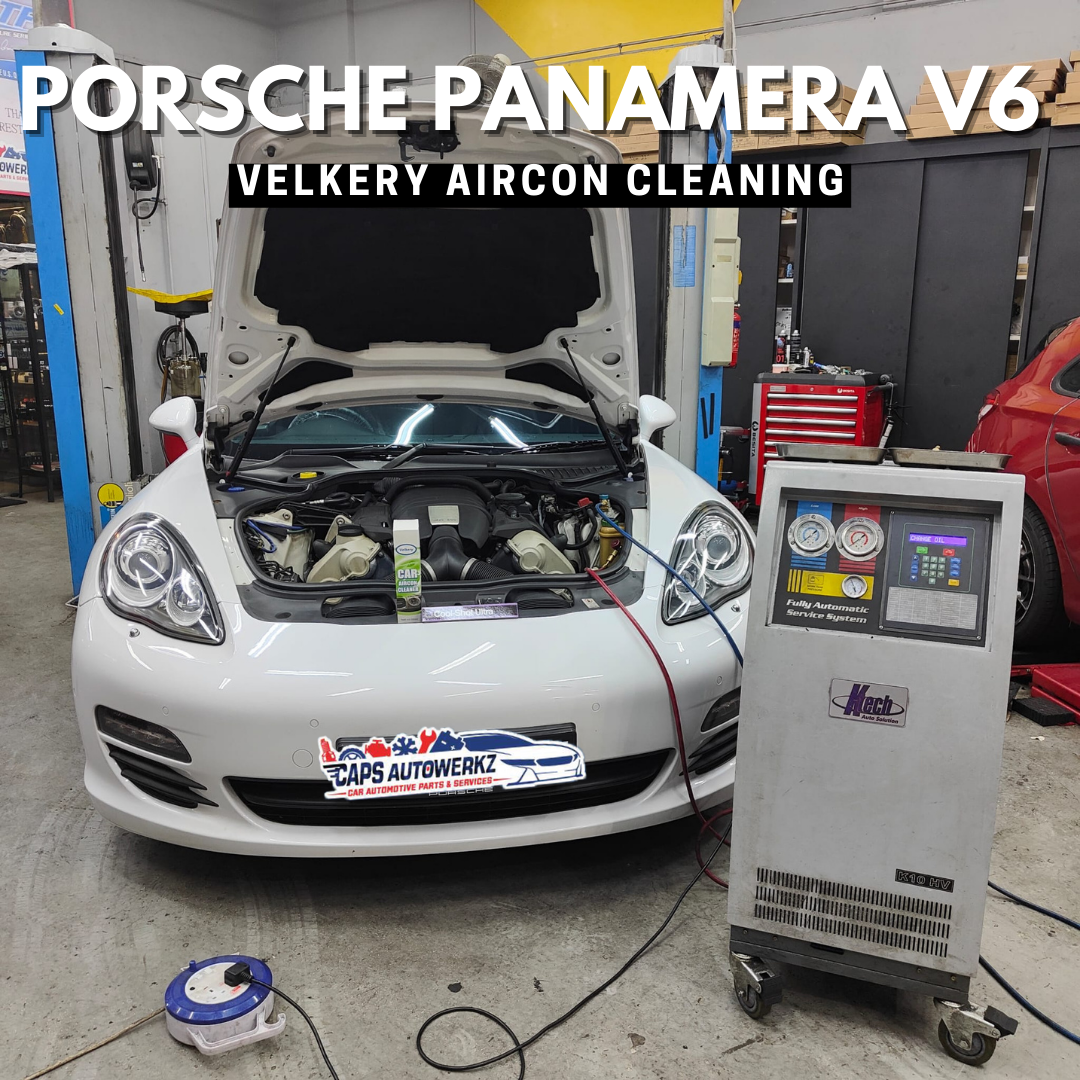 Car Aircon Servicing with professional equipment