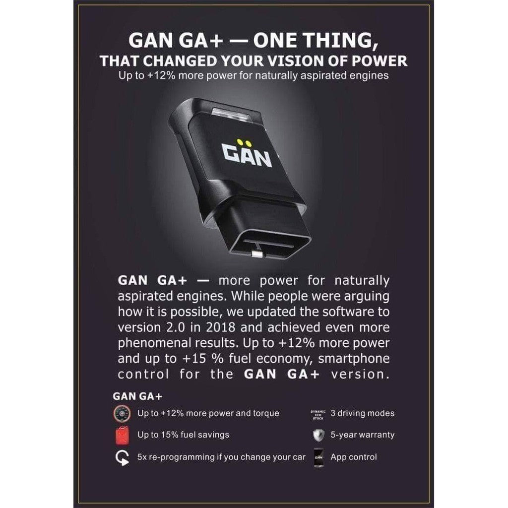 GAN GA+ TUNING  | Up to 12% more power | Fuel Saving