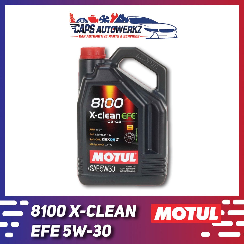 MOTUL 8100 X-Clean EFE 5W-30 (5 Litre Packaging)