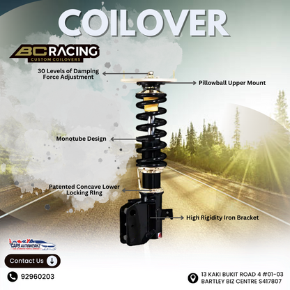 BC BR Racing Coilover With Installation | Suitable for Most Asian Cars & Continental Cars