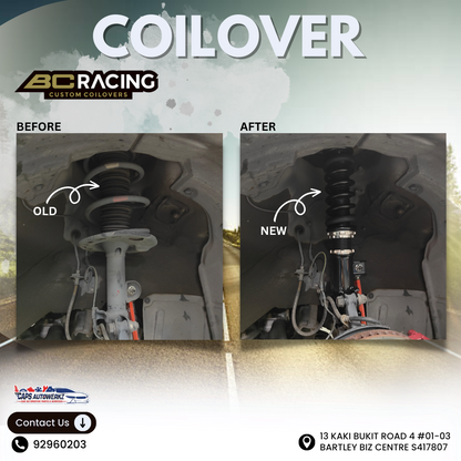 BC BR Racing Coilover With Installation | Suitable for Most Asian Cars & Continental Cars