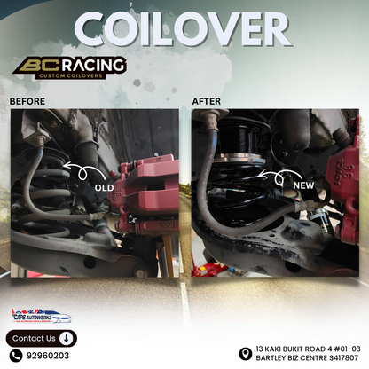 BC BR Racing Coilover With Installation | Suitable for Most Asian Cars & Continental Cars