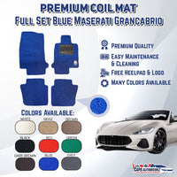 Maserati Grancabrio Premium Customized Coil Car Mats Set / Floor Mat / Anti-slip Waterproof Carpet