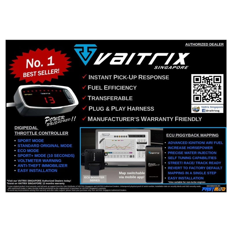 VAITRIX Digital Throttle Controller | Pedal Control Box Tuning Responsive Booster