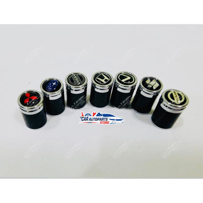 Premium LOGO Carbon Fibre Tyre Valves (4pc Sets) For Asian Car