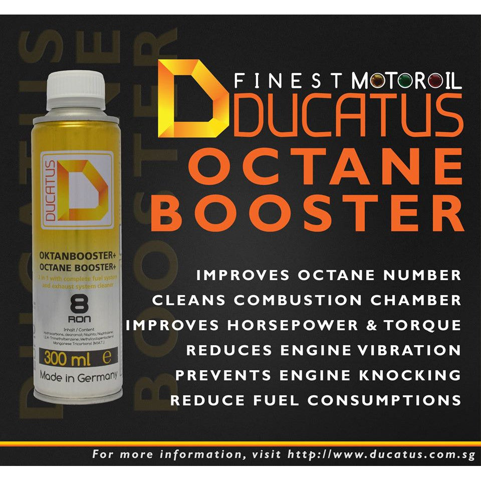 DUCATUS 2in1 Octane Booster (Made in Germany) 300ml | Car Fuel Additives Treatment Fuel Saver