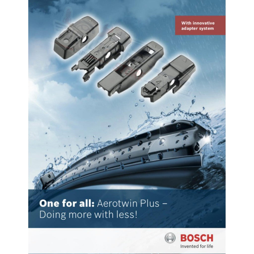 BOSCH Aerotwin Plus Wiper Blade 16-32” Continental Cars SG | Quiet Durable Windscreen Wiper | Per Pc