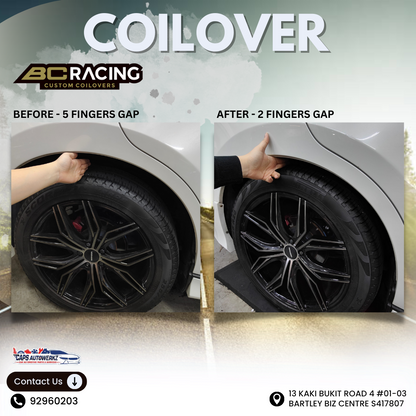 BC BR Racing Coilover With Installation | Suitable for Most Asian Cars & Continental Cars