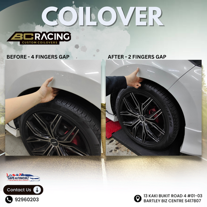BC BR Racing Coilover With Installation | Suitable for Most Asian Cars & Continental Cars