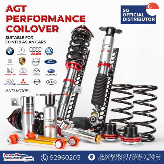 AGT PERFORMANCE COILOVER With Installation | Suitable for Asian & Continental Cars