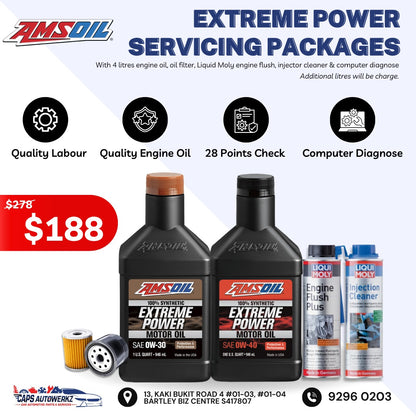 AMSoil Extreme Power Series 4L Servicing Package