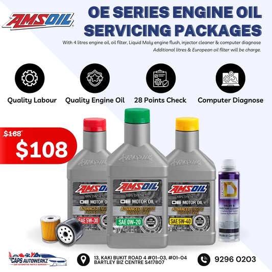 AMSoil OE Series 4L Servicing Package | 0W16/5W30/0W20/5W40
