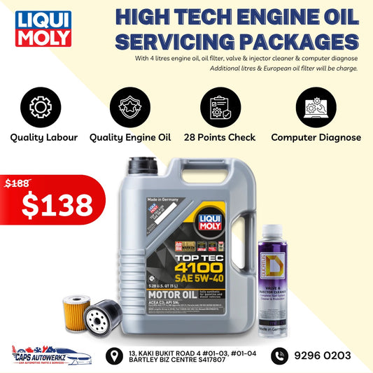 Liqui Moly 4L Servicing Package | Top Tech 4100 5W40