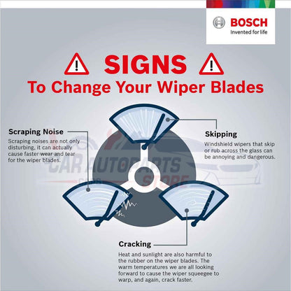 MAZDA 6 BOSCH Aerotwin Car Front Wiper Set  | Premium Aerotwin Windshield Wiper Blades