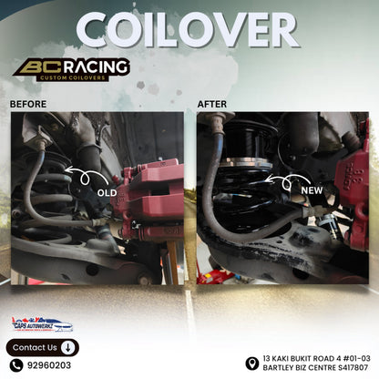 [With Installation] BC Racing BR Series Coilover With Installation | Adjustable Suspension