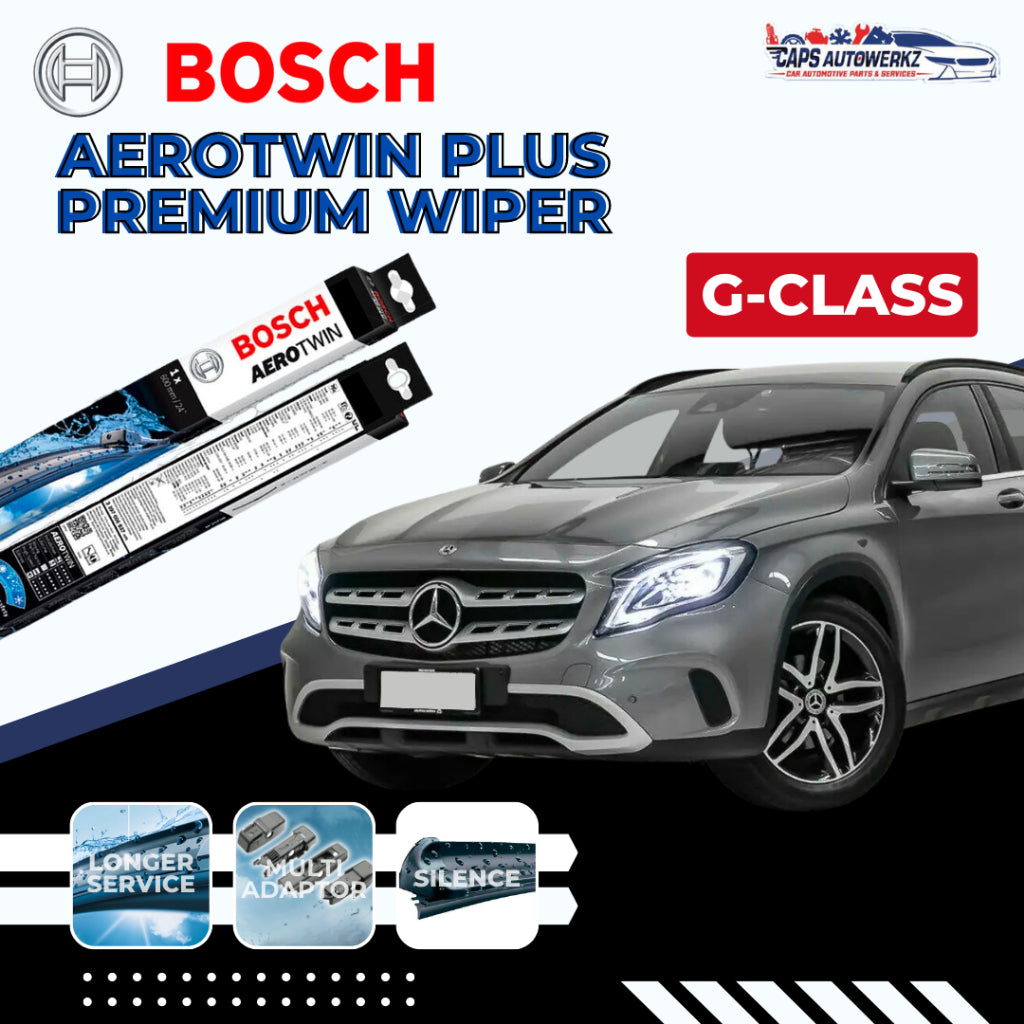 Mercedes Benz G-Class BOSCH  Car Front Wiper Set & Rear Wiper | GLA GLB GLC Aerotwin Plus Wiper