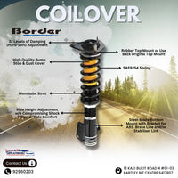 [INSTALL INCLUDED] Border Street Spec Coilover | Height Adjustable Absorber / Suspension SG