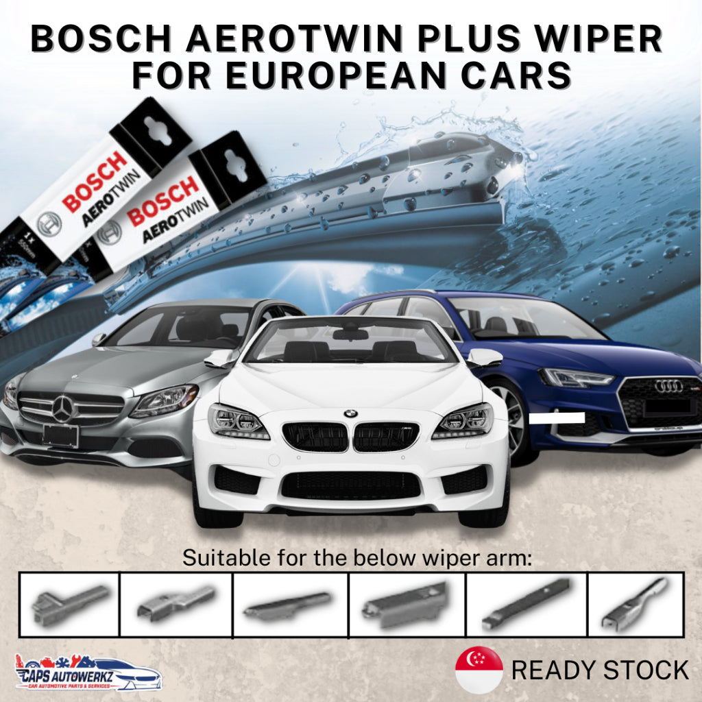 BOSCH Aerotwin Plus Wiper Blade 16-32” Continental Cars SG | Quiet Durable Windscreen Wiper | Per Pc