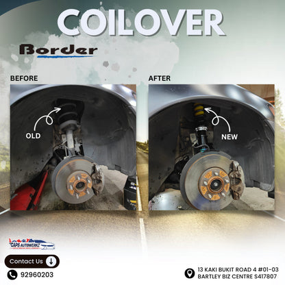 [INSTALL INCLUDED] Border Street Spec Coilover | Height Adjustable Absorber / Suspension SG