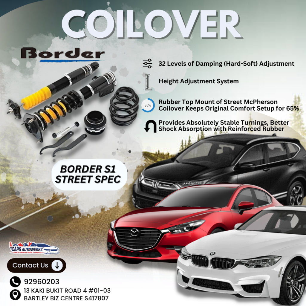 [INSTALL INCLUDED] Border Street Spec Coilover | Height Adjustable Absorber / Suspension SG