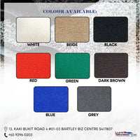 VW SHARAN Premium Customized Single Color Coil Car Mats | Car Floor Mat / Carpet Carmat Volkswagen