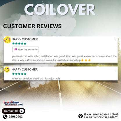 [INSTALL INCLUDED] Border Street Spec Coilover | Height Adjustable Absorber / Suspension SG