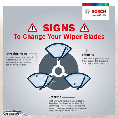 BOSCH Aerotwin Plus Wiper Blade 16-32” Continental Cars SG | Quiet Durable Windscreen Wiper | Per Pc
