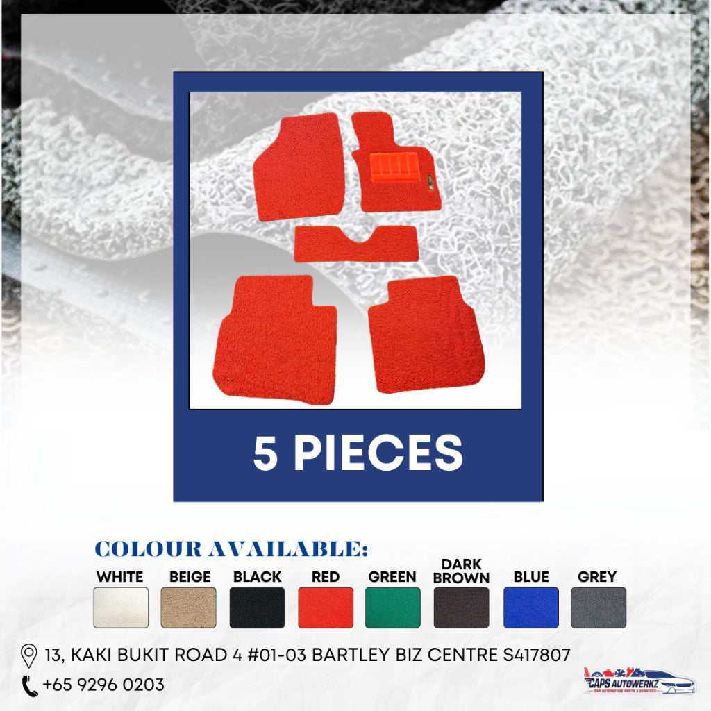 Premium Customized Car Mats Set for All Car Model /Anti-slip Waterproof Mat / Car Coil Mat / PM Car Model & Car Year!