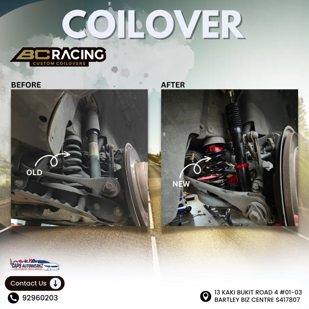[INSTALL INCLUDED] BC Racing V1 Series Coilover Set SG | Adjustable Suspension | Height Adjustable