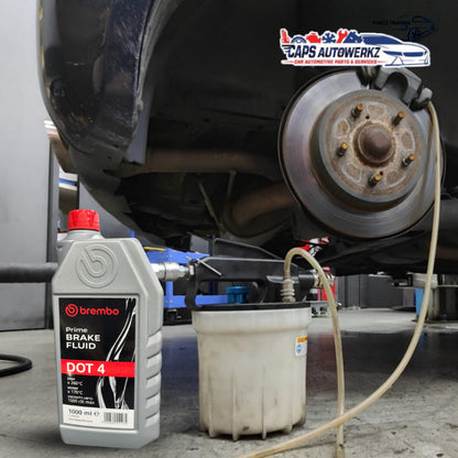 Car Services - Brake Fluid Flushing & Bleeding | Brembo / Bosch Dot 4 Brake Fluid Change