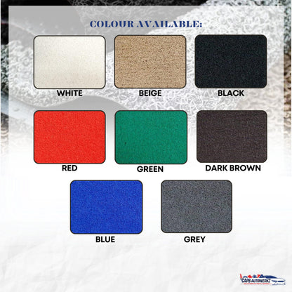 AUDI A3 Premium Customized Single Color Coil Car Mats | Car Floor Mats / Carpets