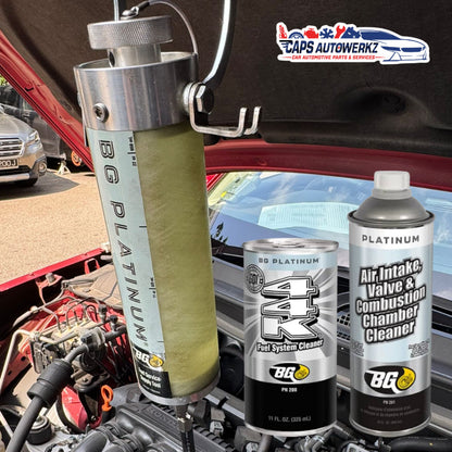 Car Services - BG Platinum 2 in 1 Carbon Cleaning | Air Intake Valve & Combustion Chamber