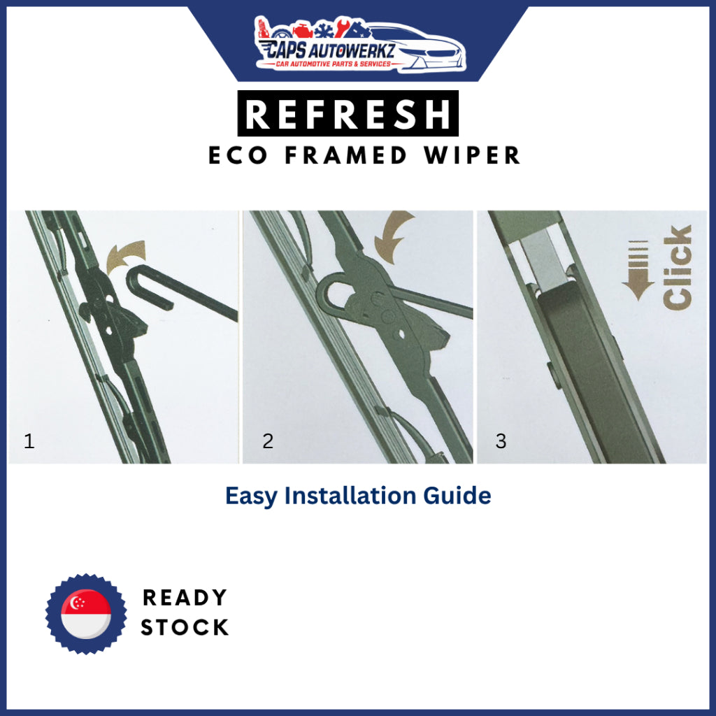 Refresh Eco Framed Wiper - Metal Frame