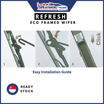 Refresh Eco Framed Wiper - Metal Frame
