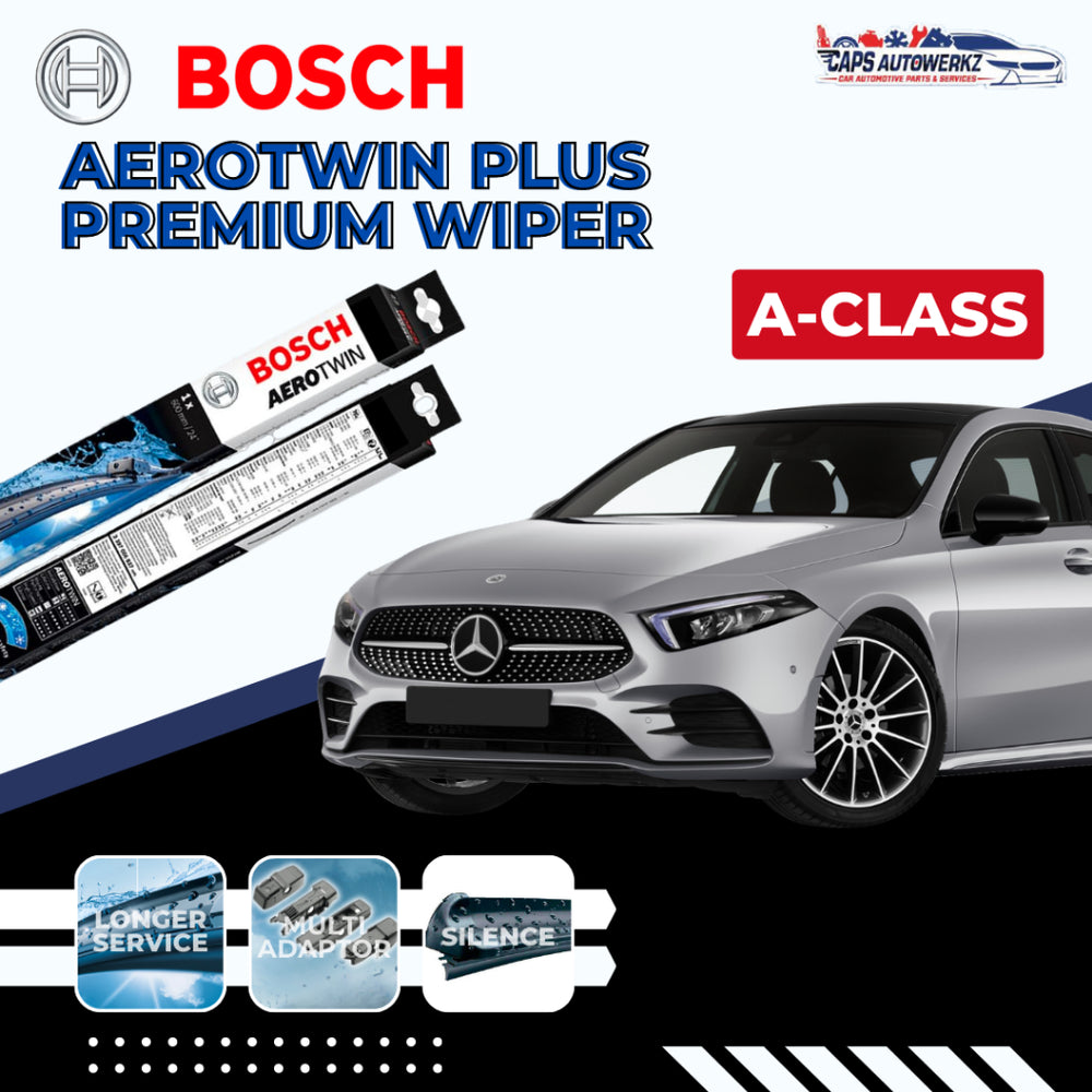 Mercedes Benz A-Class BOSCH Car Wiper Set | Front & Rear Windshield Wiper Blades W176 W177