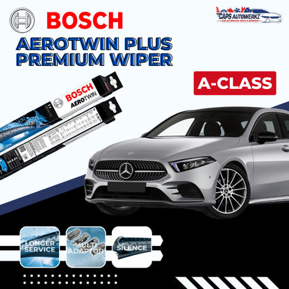 Mercedes Benz A-Class BOSCH Car Wiper Set | Front & Rear Windshield Wiper Blades W176 W177