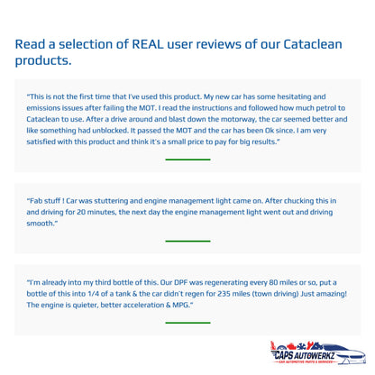 CATACLEAN Petrol / Diesel / Hybrid 500ml | Complete Fuel & Exhaust System Cleaner/ Injector