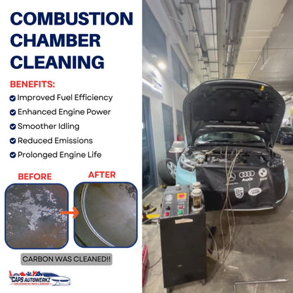 Car Service - Combustion Chamber Cleaning Service | Engine Decarbonization| Boost Engine Performance