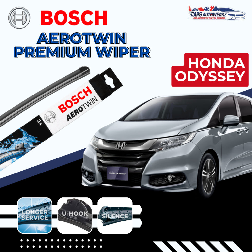 HONDA ODYSSEY BOSCH Aerotwin Car Front Wiper Set & Rear Wiper |  Windshield Wiper Blades