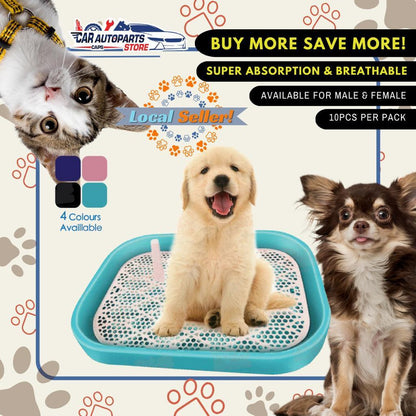 [🇸🇬 SG Ready Stock] Extra Large Pet Pee Tray Plastic Dog Training Pads Tray Toilet Mat Puppy Potty Training Urinary Trai