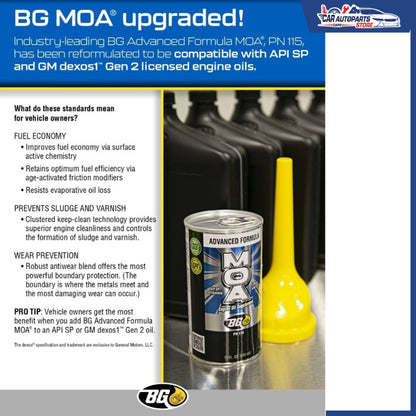 BG MOA® Engine Oil Supplement 325ml (Made in USA) | Engine Oil Additive