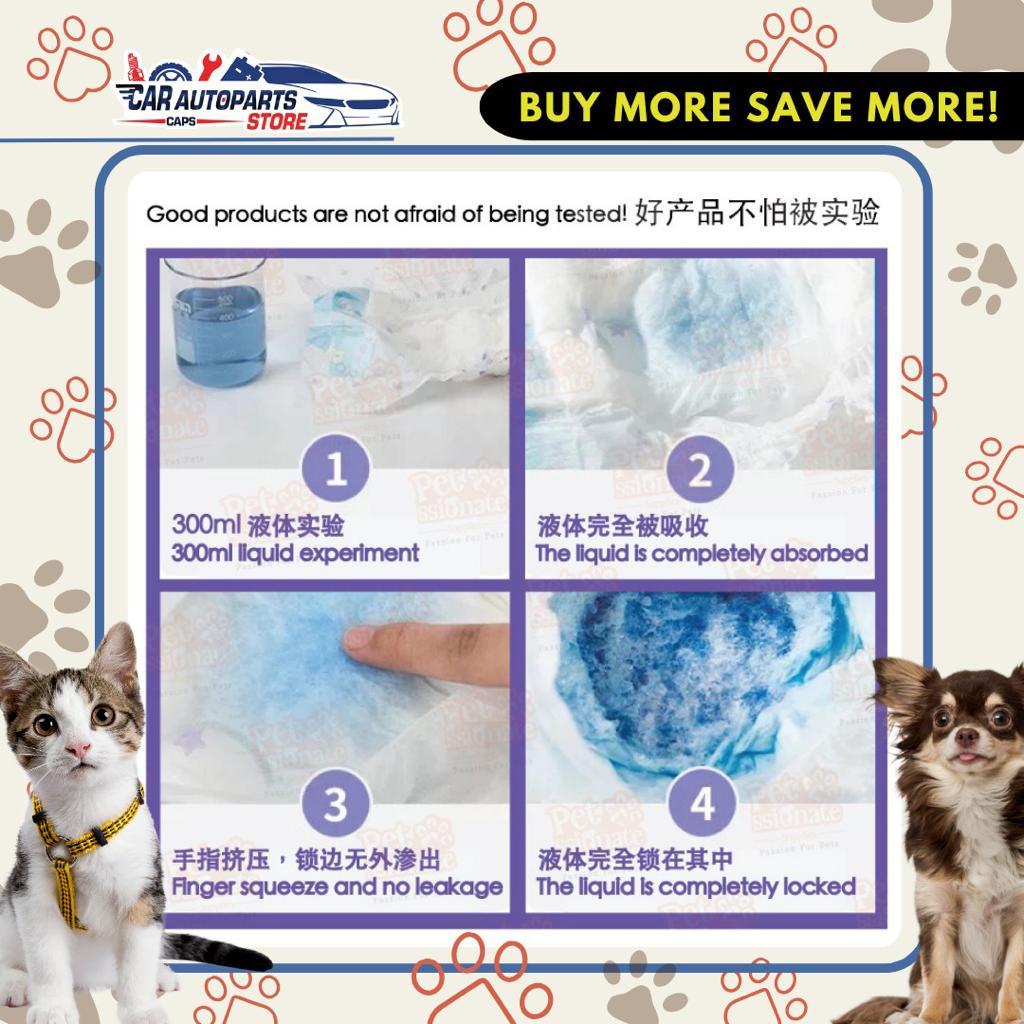 [🇸🇬 SG Ready Stock] Pet Disposable Diaper/Pampers/Female/Male/Remove Odours/Dogs Cats