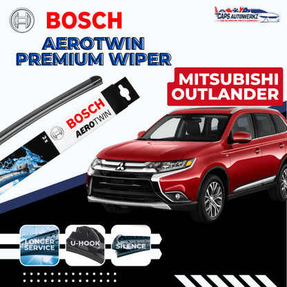 MITSUBISHI OUTLANDER BOSCH Aerotwin Car Front Wiper Set & Rear Wiper | Windshield Wiper Blades
